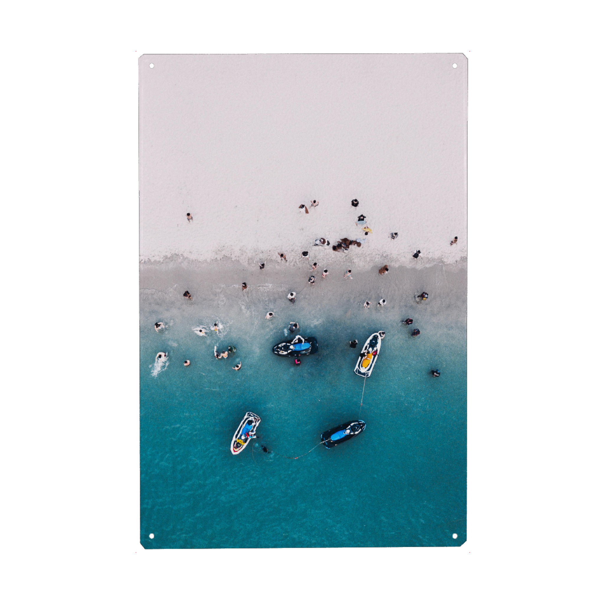 Holzbild "Ocean Vibes" artboxONE - Reise / Strand und Meer - Beach,Vacation,Sand,Ocean,Sea