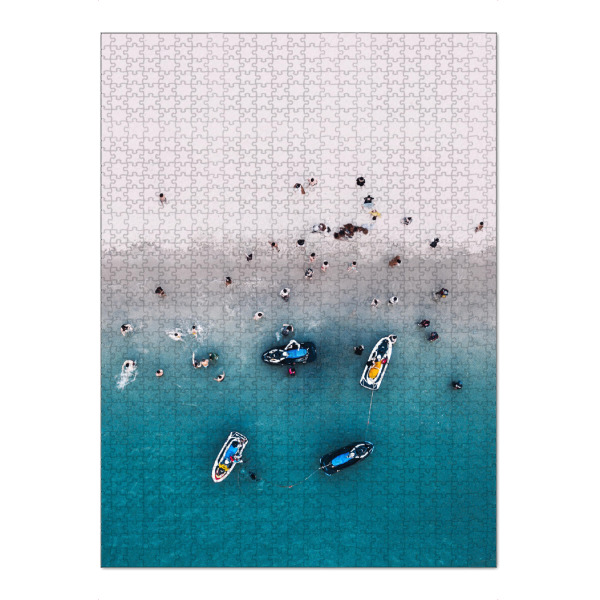 Puzzle Ravensburger "Ocean Vibes" artboxONE - Reise / Strand und Meer - Beach,Vacation,Sand,Ocean,Sea - Bild beach