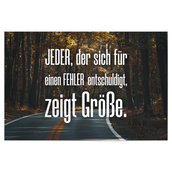Poster "Jeder" artboxONE - Typografie