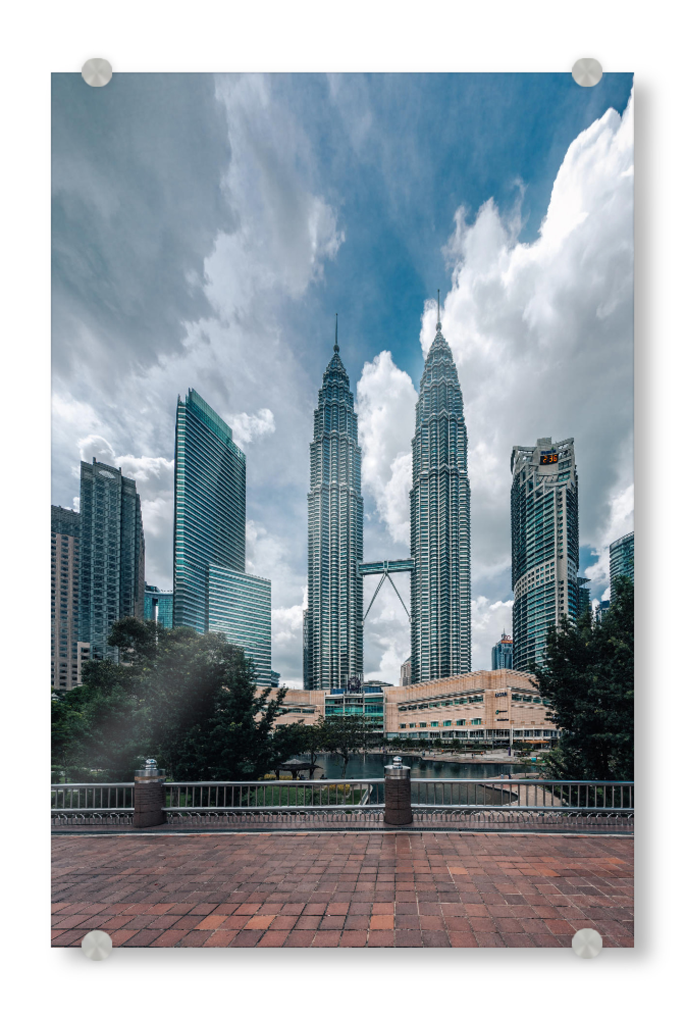 Acrylglasbild "Petronas Towers" artboxONE - Städte,Architektur