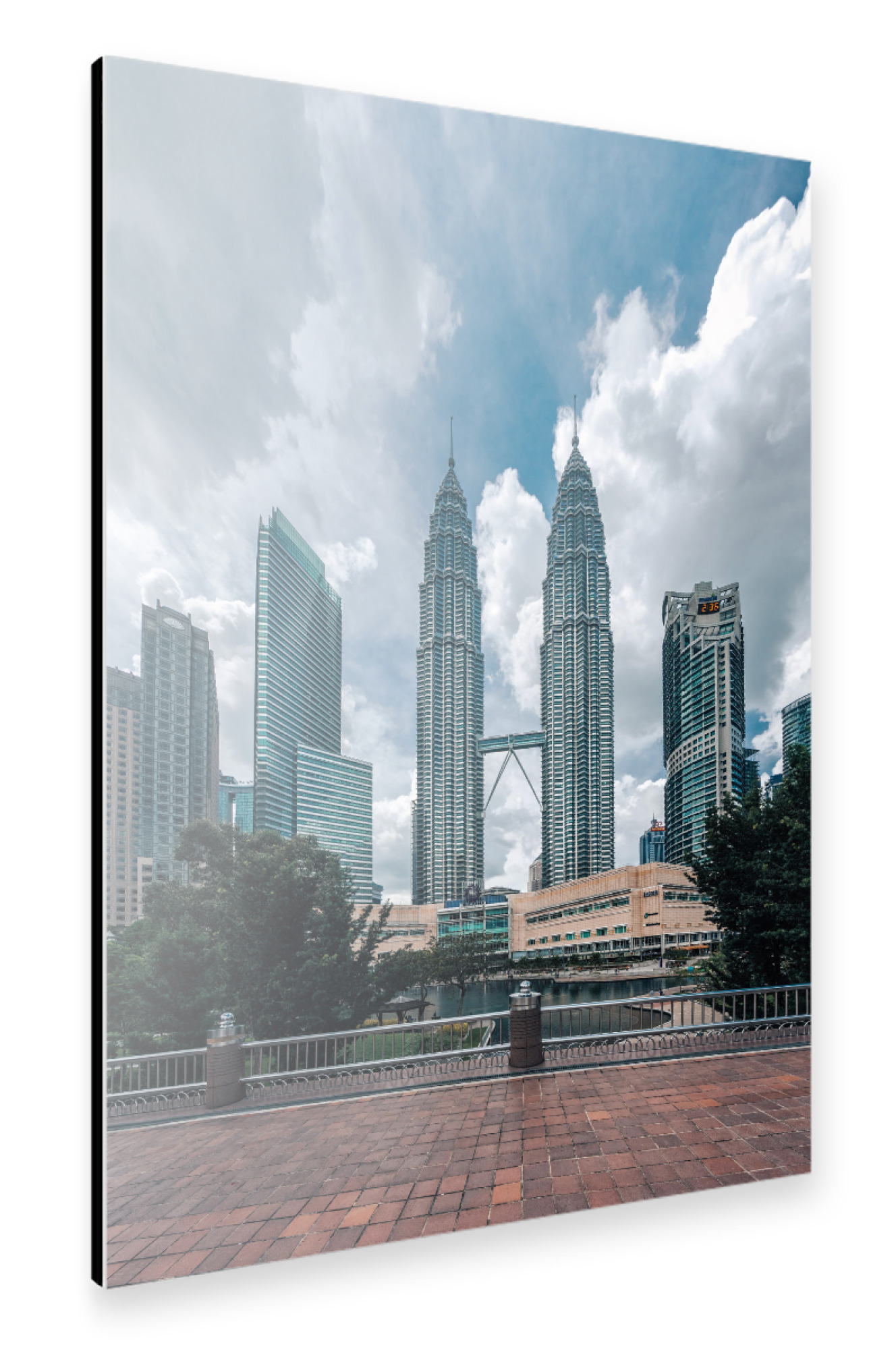 Alu-Dibond "Petronas Towers" 75x50 cm artboxONE