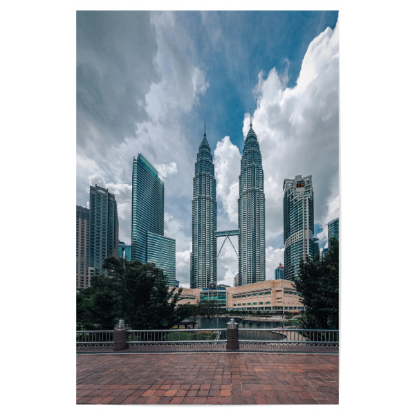 Poster "Petronas Towers" artboxONE - Städte,Architektur