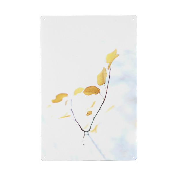 Holzbild "Herbstgold" artboxONE - Natur - Pflanze,Blätter