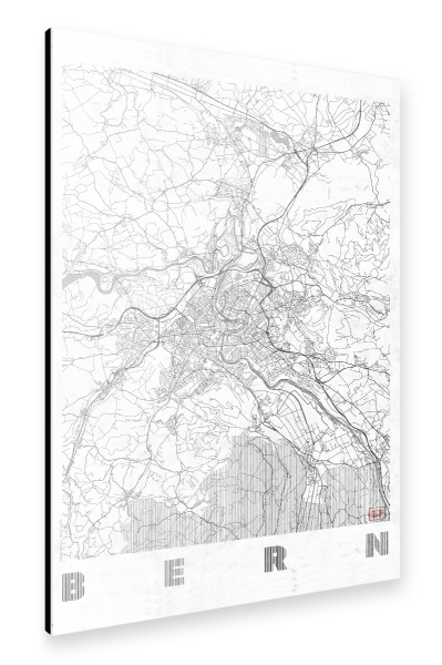 Alu-Dibond "Bern Schweiz" 30x20 cm artboxONE