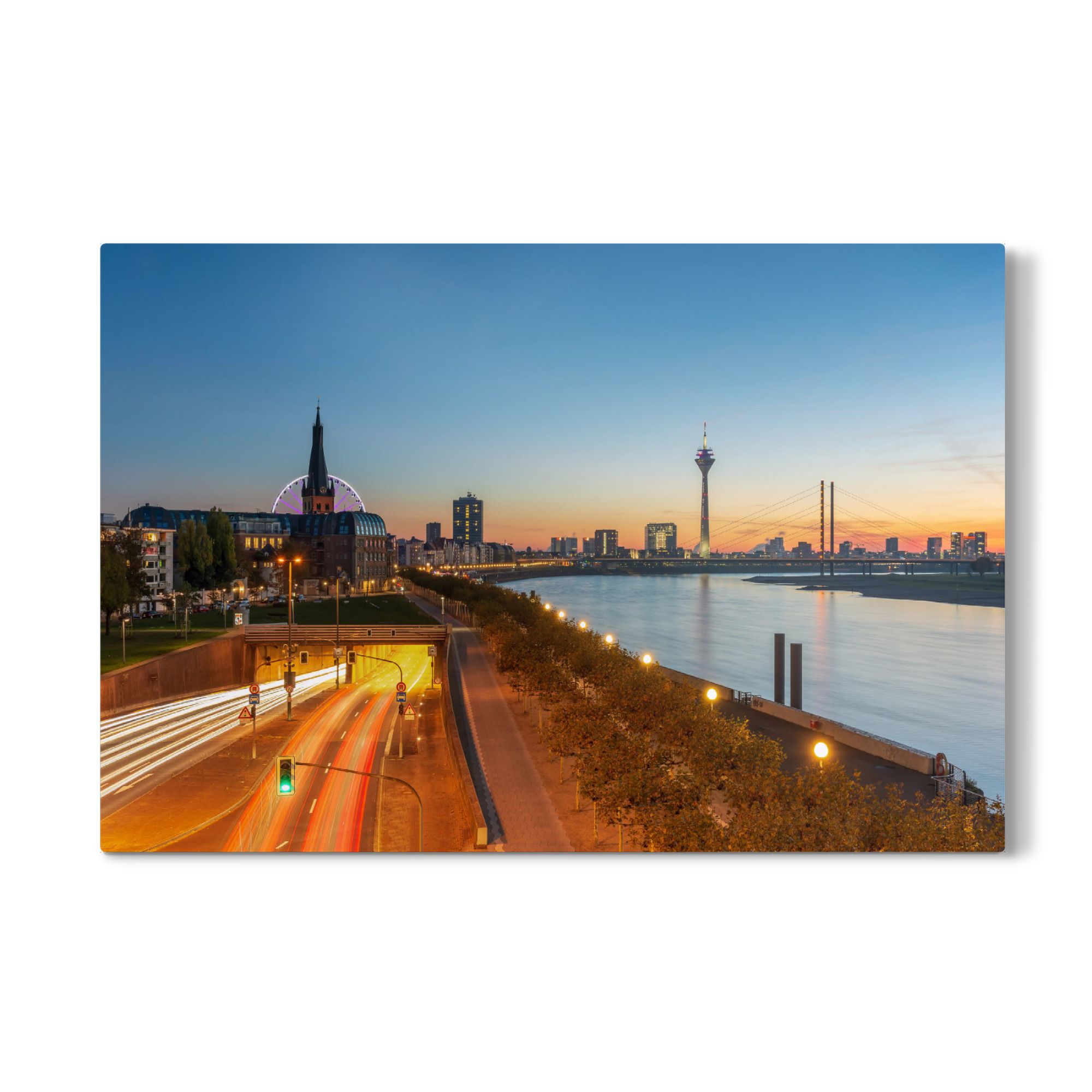 Galerie-Print "Düsseldorf am Rhein" 30x20 cm artboxONE