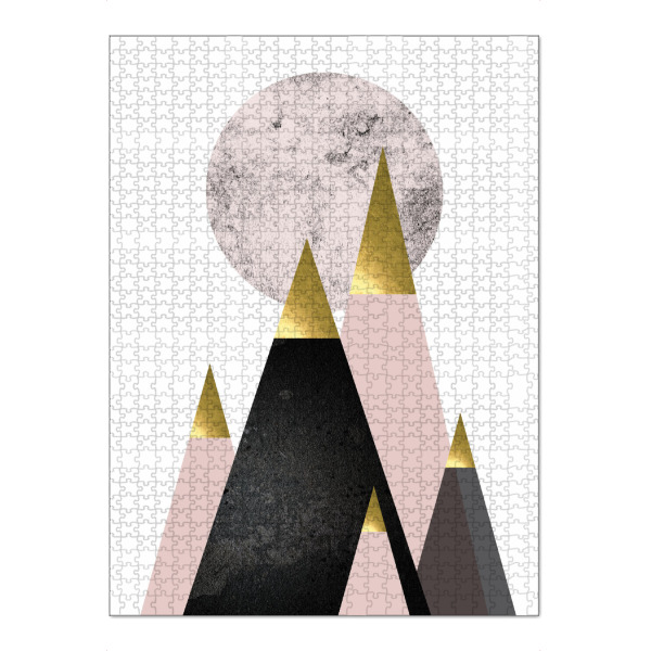 Puzzle Ravensburger "Nordic Mountaintops" artboxONE - Geometrie