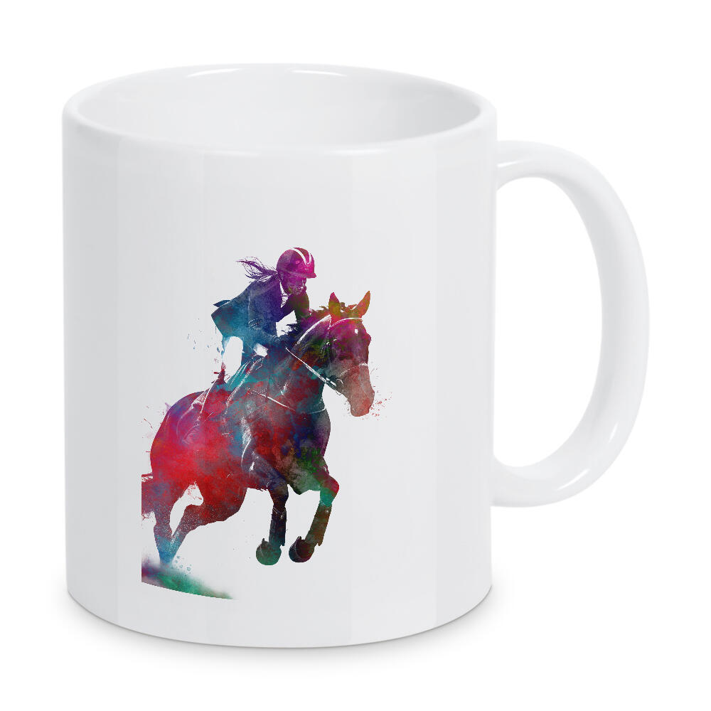 Tasse "Reitsportkunst B" artboxONE - Sport,Sport / Motivation - Pferd,Reiten,Reiten,Sport,Illustration