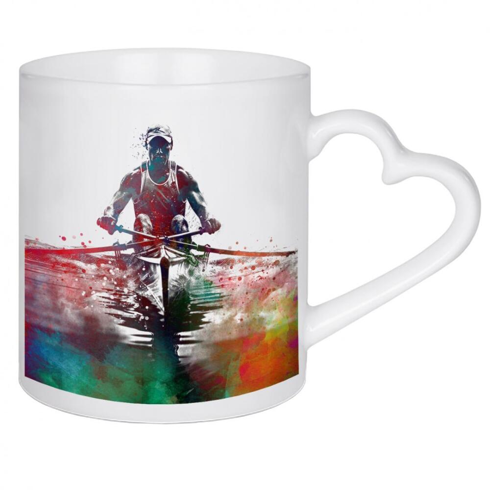 Herztasse "Rudersport Sport A" artboxONE - Sport,Sport / Sommerspiele - Ruderer,Rudern,Ruderboot,Sport,Illustration,Grafik