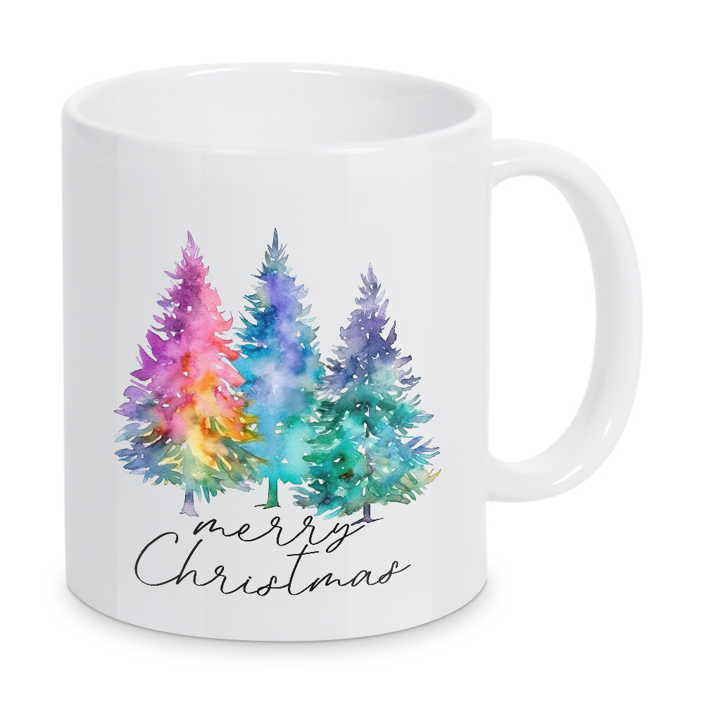 Tasse "Merry Christmas Colorful Design" artboxONE - Abstrakt,Fashion,Weihnachten,Buchstaben