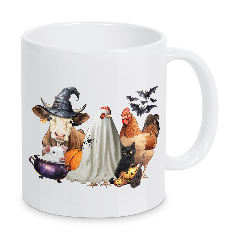 Tasse "Halloween-Nutztiere" artboxONE - Tiere,Festivals,Halloween