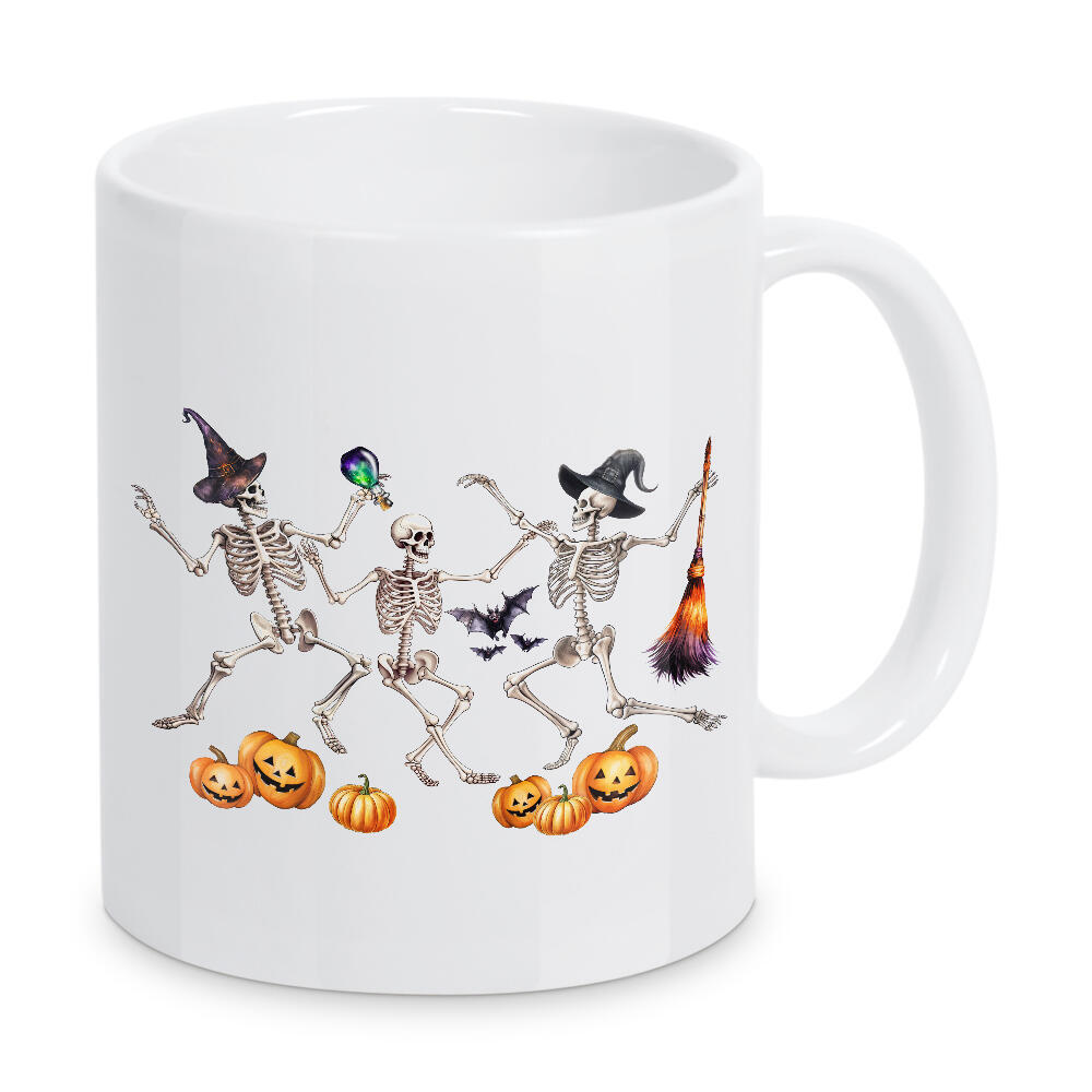 Tasse "Tanzende Skelette" artboxONE - Menschen,Festivals,Halloween,Lustig