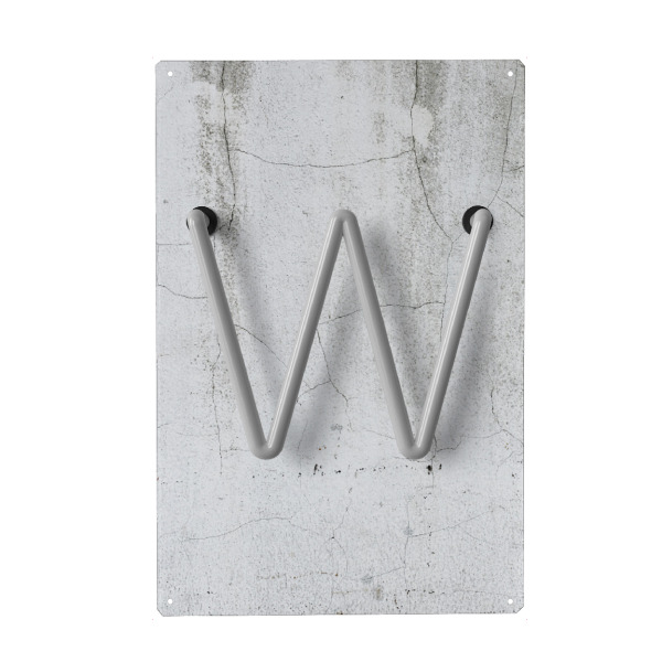 Holzbild "Neon Alphabet Off - W" artboxONE - Buchstaben / W - Buchstabenset-neon2,Buchstabe-w,W,Buchstabe,Abc,Alphabet,Neon art,Neon sign