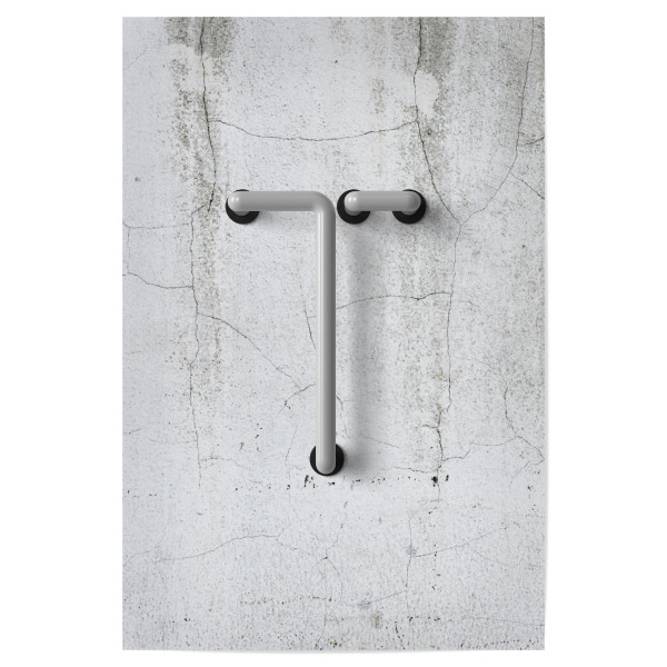 Poster 30x20 cm "Neon Alphabet Off - T" artboxONE - Buchstaben / T - Buchstabenset-neon2,Buchstabe-t,T,Buchstabe,Abc,Alphabet,Neon sign,Neon art