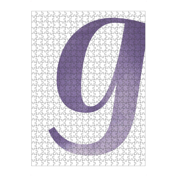 artboxONE Puzzle "Purple G" artboxONE - Buchstaben / G - Buchstaben,Typografie,Typography,Buchstabe-g,G,Buchstabenset-petite1 - Bild buchstaben