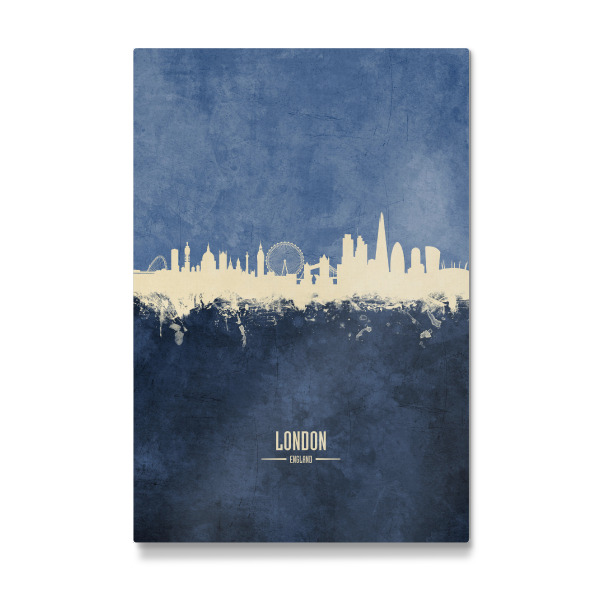 Galerie-Print "London England Skyline Navy" 30x20 cm artboxONE