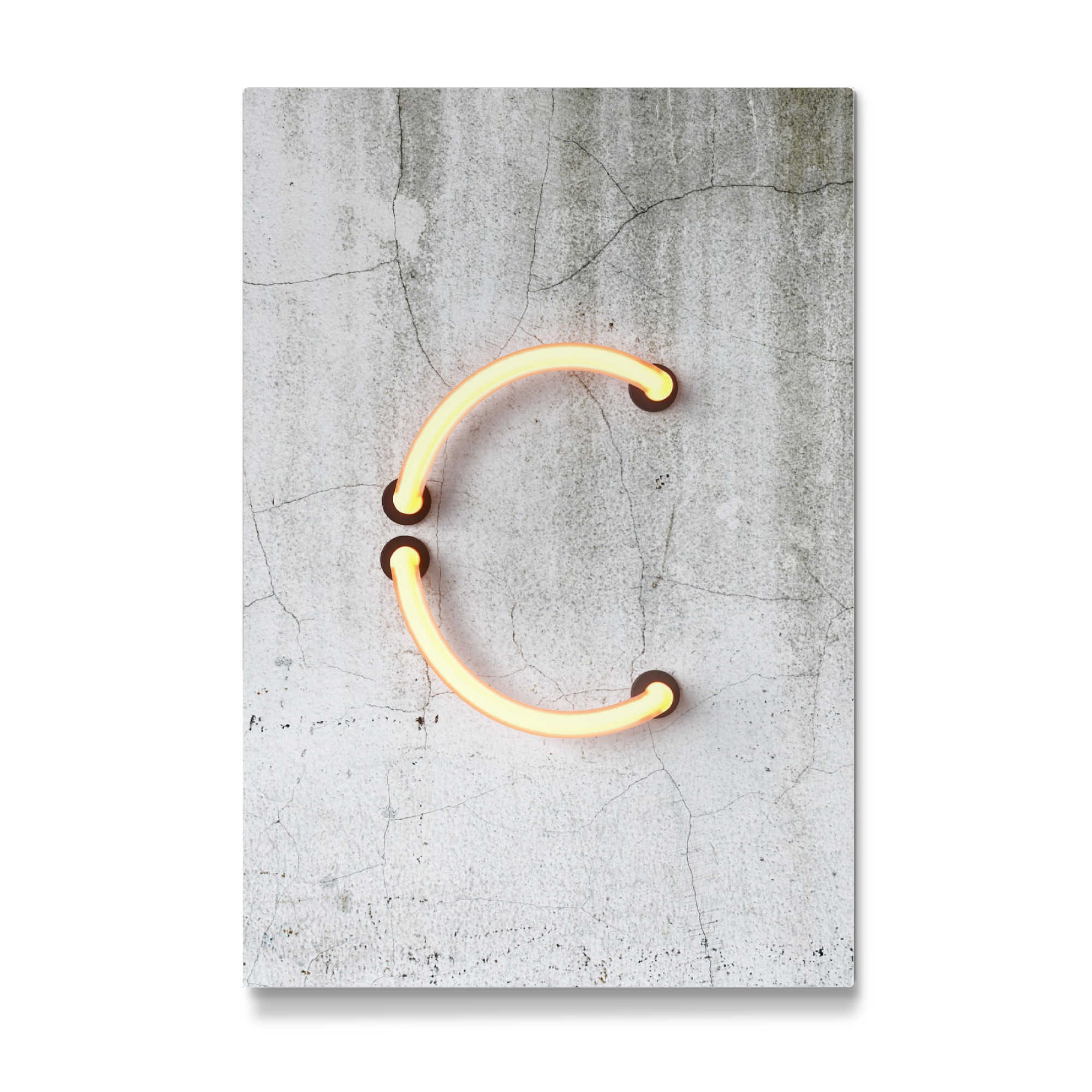 Galerie-Print "Neon Alphabet On - C" 30x20 cm artboxONE