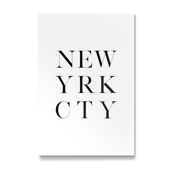 Galerie-Print "New York City Typography" 30x20 cm artboxONE