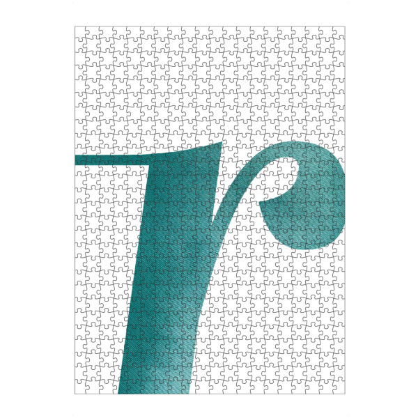 Puzzle Ravensburger "Petite Letter R" artboxONE - Buchstaben / R - Typography,Typografie,Buchstaben,Buchstabenset-petite1,Buchstabe-r,R