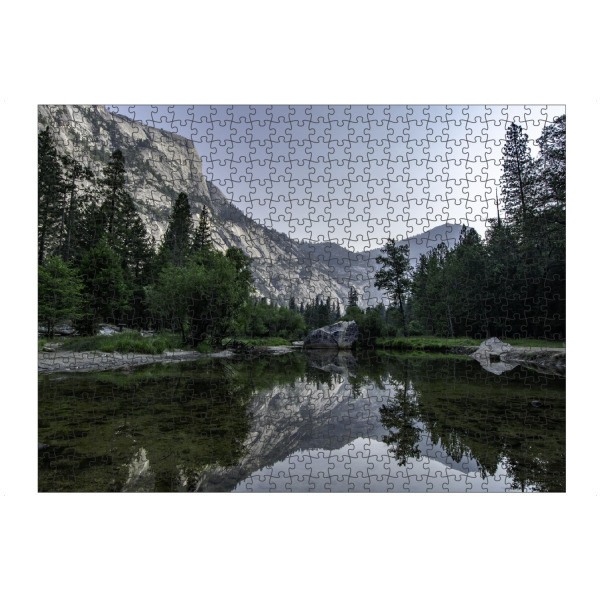 artboxONE Puzzle "Mirror Lake Yosemite" artboxONE - Natur,Reise,Schwarzweiß