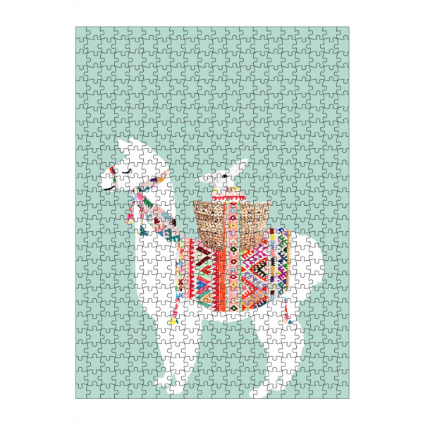 Puzzle Ravensburger "Lama mit Hase" artboxONE - Für Kinder