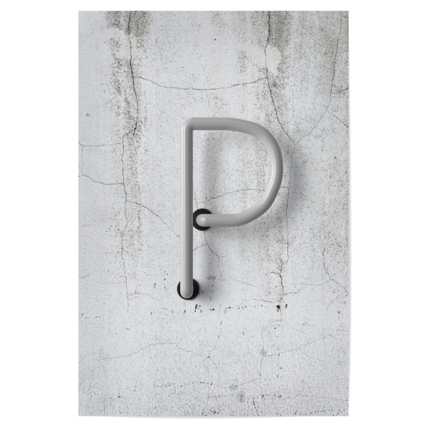 Poster "Neon Alphabet Off - P" artboxONE - Buchstaben / P - Buchstabenset-neon2,Buchstabe,Buchstabe-p,Abc,Alphabet,Neon sign,Neon art