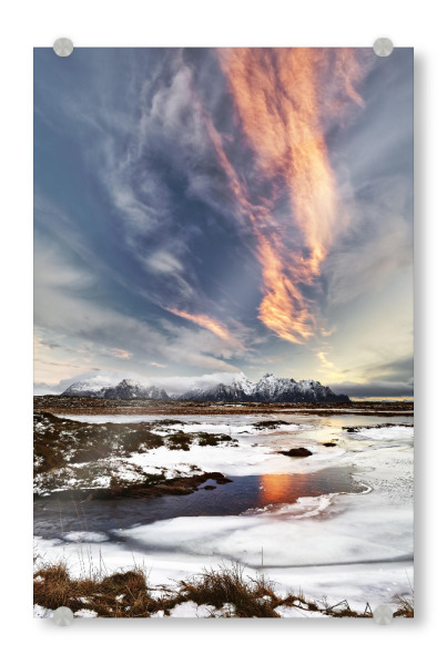 Acrylglasbild "Eislandschaft" artboxONE - Natur,Reise