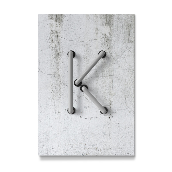 Galerie-Print "Neon Alphabet Off - K" 30x20 cm artboxONE
