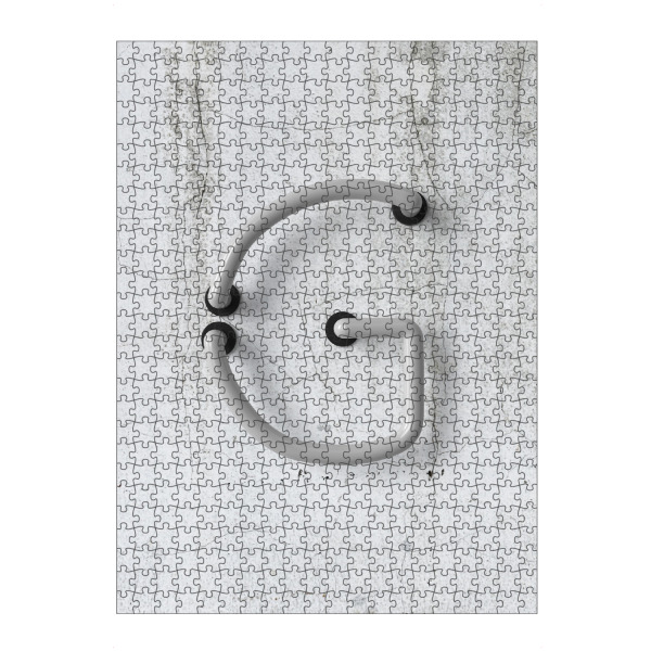 artboxONE Puzzle "Neon Alphabet Off - G" artboxONE - Buchstaben / G - Buchstabenset-neon2,Buchstabe-g,G,Abc,Buchstabe,Alphabet,Neon sign,Neon art