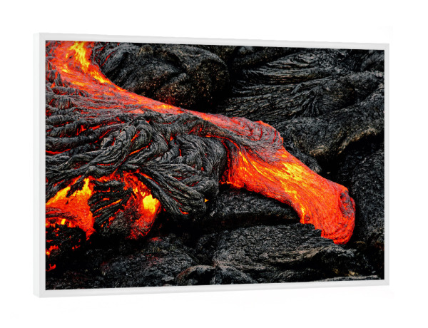 Poster mit weißem Rahmen "Urgewalt" artboxONE - Natur