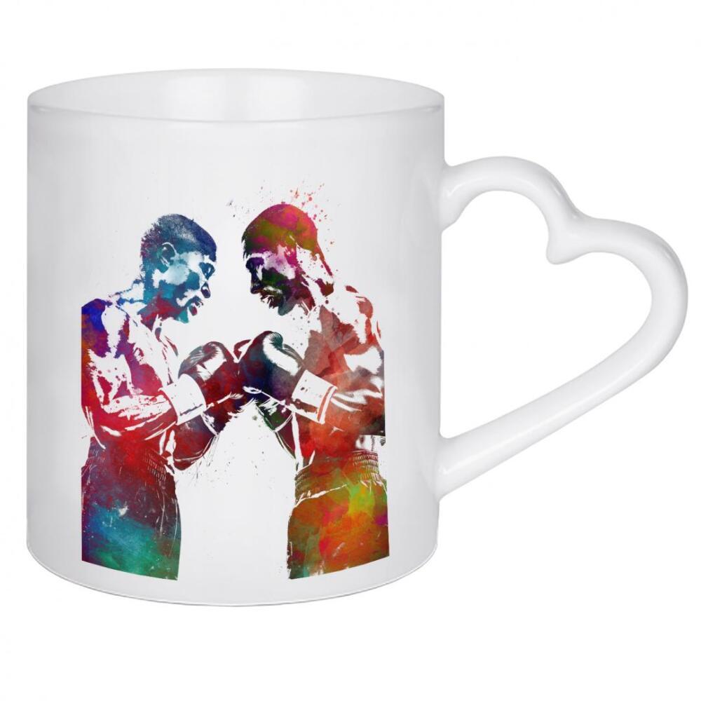 Herztasse "Boxsport Kunst A" artboxONE - Sport,Sport / Motivation - Boxer,Boxen,Box,Sport,Grafik,Spieler