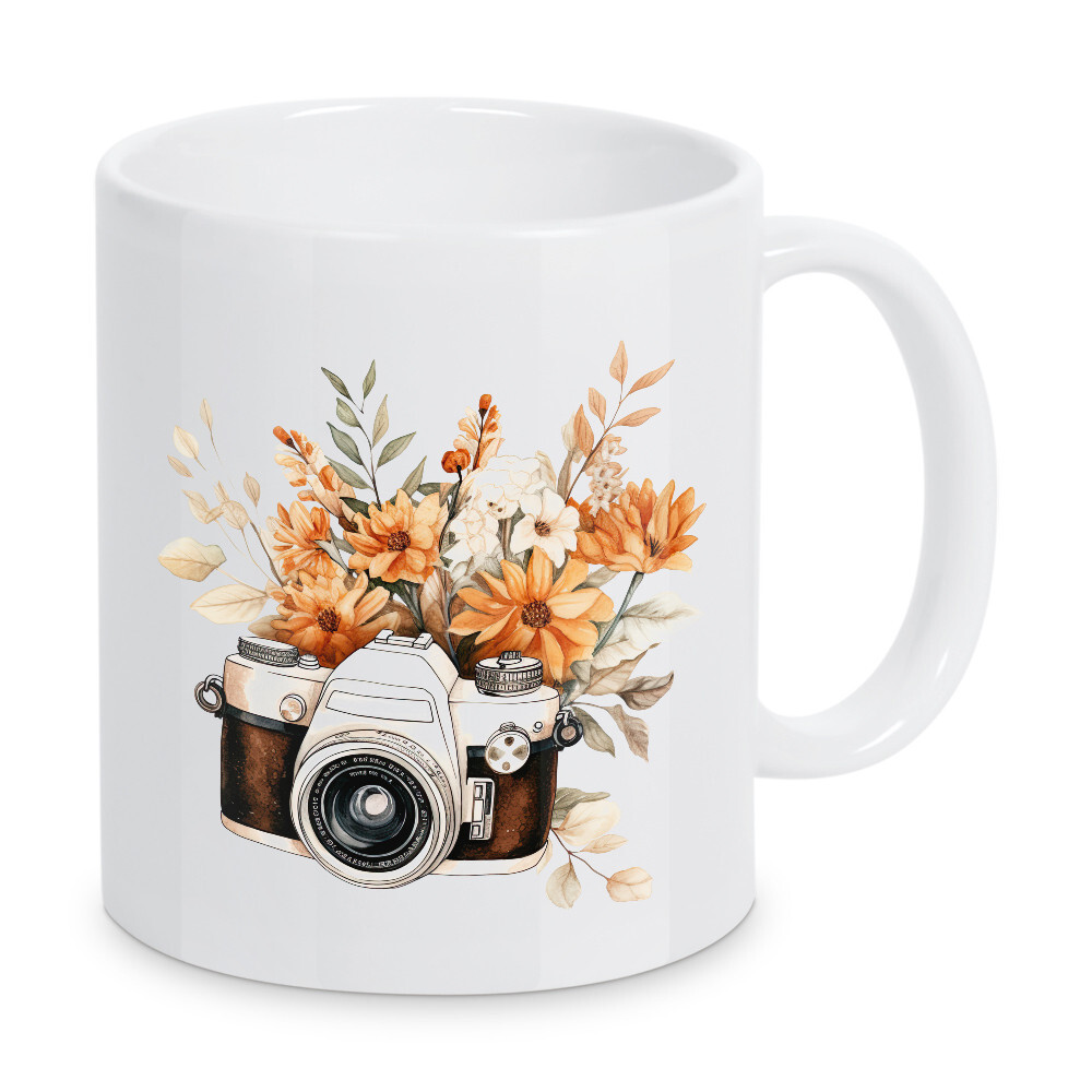 Tasse "Herbstkamera Herbstblätter" artboxONE - Natur,Floral,Fashion,Für Mama,Festivals