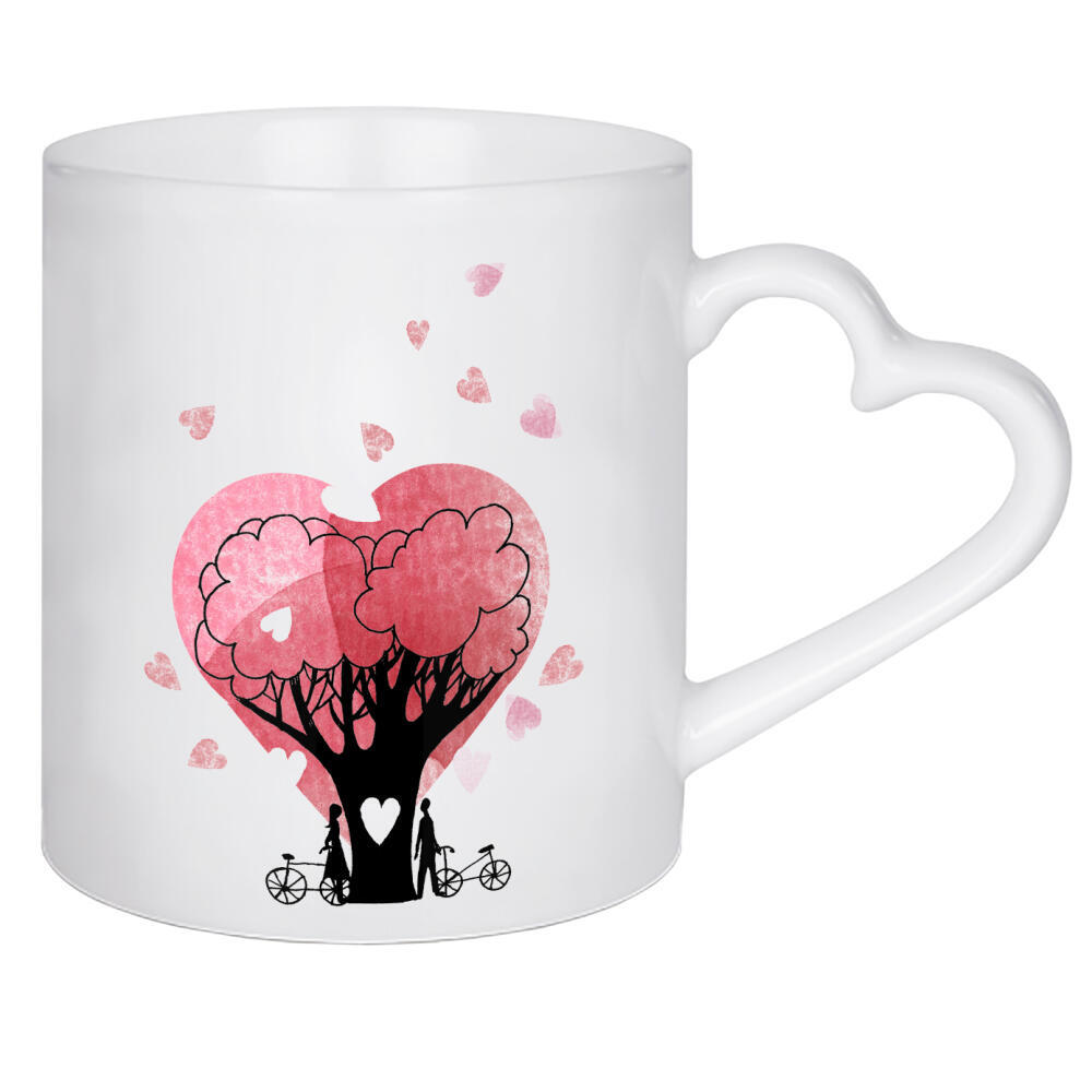 Herztasse "Valentines tree" artboxONE - Liebe