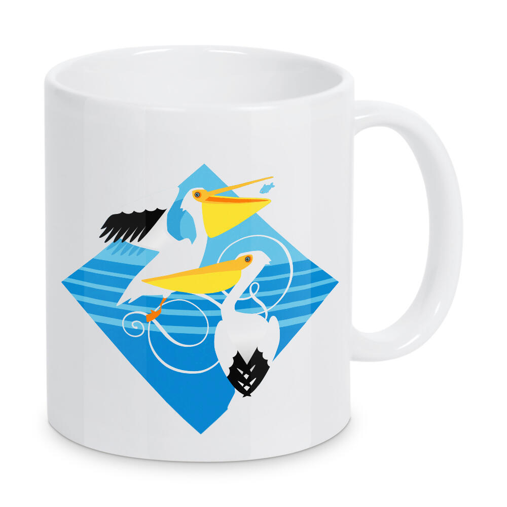 Tasse "Pretty Pelicans" artboxONE - Tiere,Geometrie