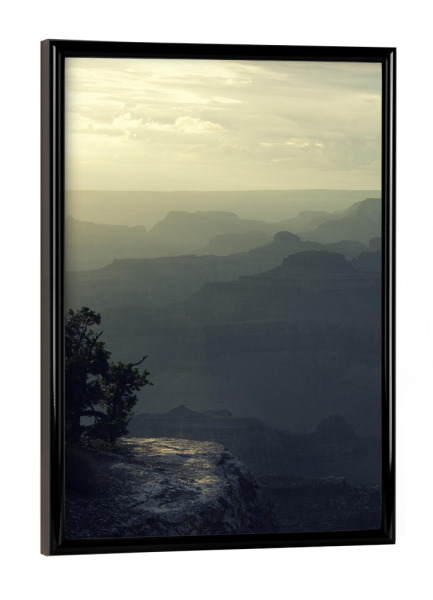 Poster mit schwarzem Rahmen "Grand Canyon Sunrise" artboxONE - Natur,Reise,Schwarzweiß - Grand canyon,Sunrise,Nature,National park,Natur,Travel