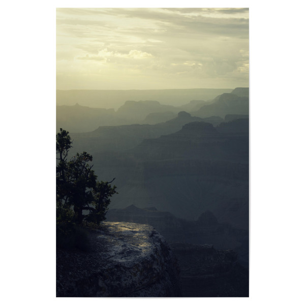 Poster 30x20 cm "Grand Canyon Sunrise" artboxONE - Natur,Reise,Schwarzweiß - Grand canyon,Sunrise,Nature,National park,Natur,Travel