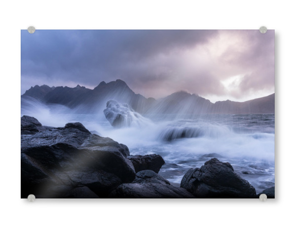 Acrylglasbild "Vesterålen" artboxONE - Natur - Vesteralen,Norwegen,Küste