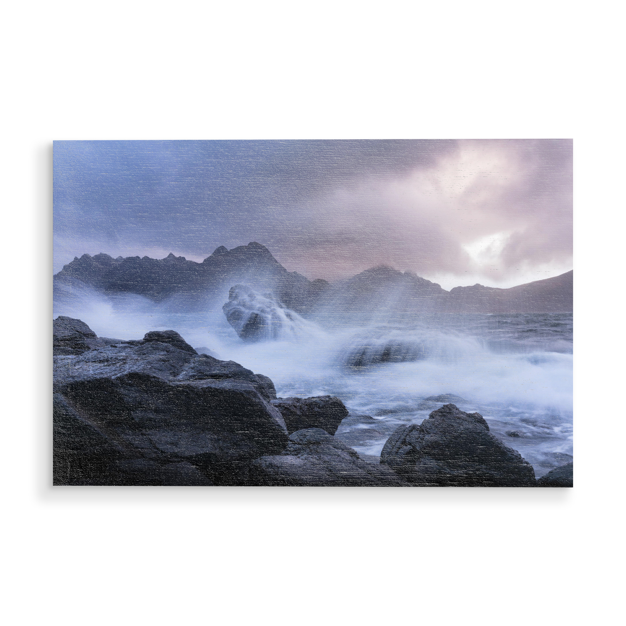 Holzbild "Vesterålen" artboxONE - Natur - Vesteralen,Norwegen,Küste