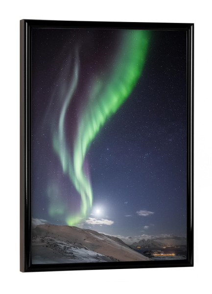 Poster mit schwarzem Rahmen "Polar Lights" artboxONE - Natur - Nordlicht,Polarlicht,Aurora borealis