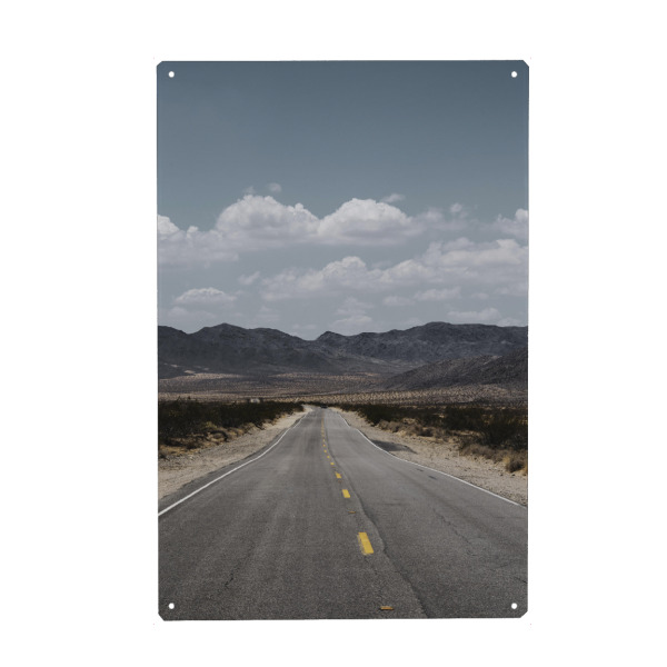 Metall Poster "Arizona" artboxONE - Reise - Roadtrip,Arizona,Roads,Wanderlust,Landscape,Nature - Blechschild