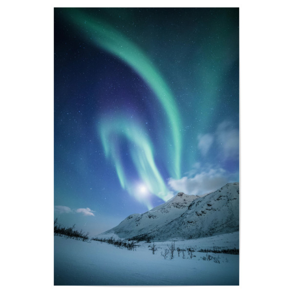 Poster "Nordlicht" artboxONE - Natur - Nordlicht,Polarlicht,Aurora