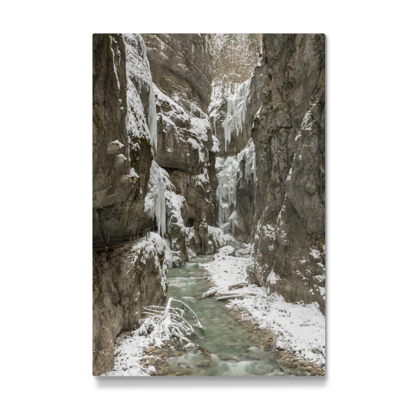 Galerie-Print "Partnachklamm im Winter" 30x20 cm artboxONE