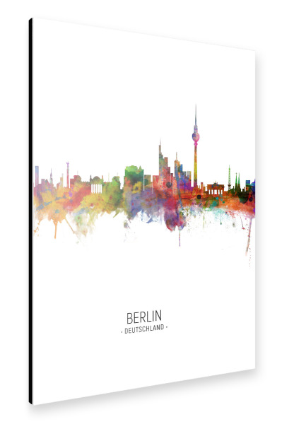 Alu-Dibond "Berlin Skyline Portrait" 30x20 cm artboxONE