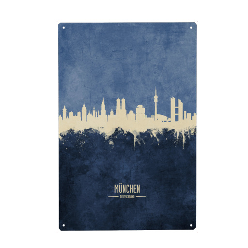 München Skyline Navy