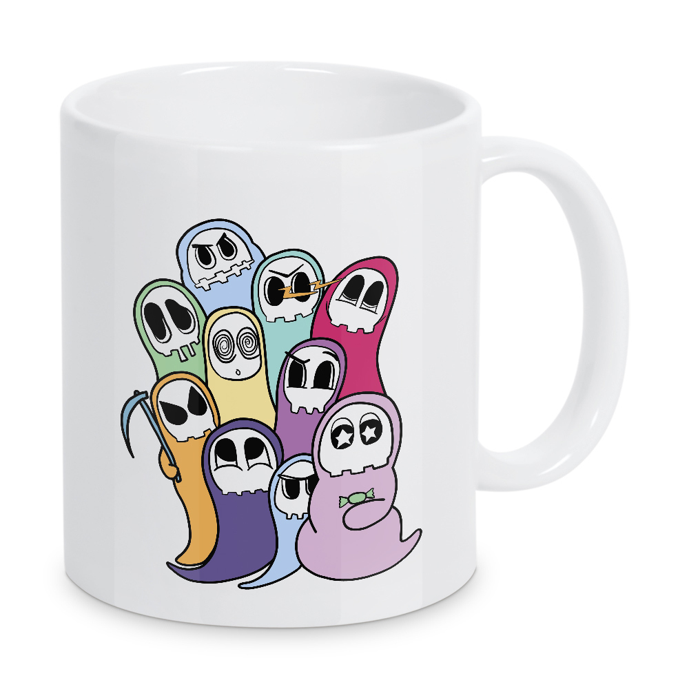 Tasse "Geister Party" artboxONE - Für Kinder,Comic,Für Papa,Halloween,Lustig