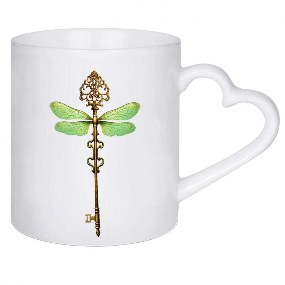 Herztasse "Libellenschlüssel" artboxONE - Natur,Tiere