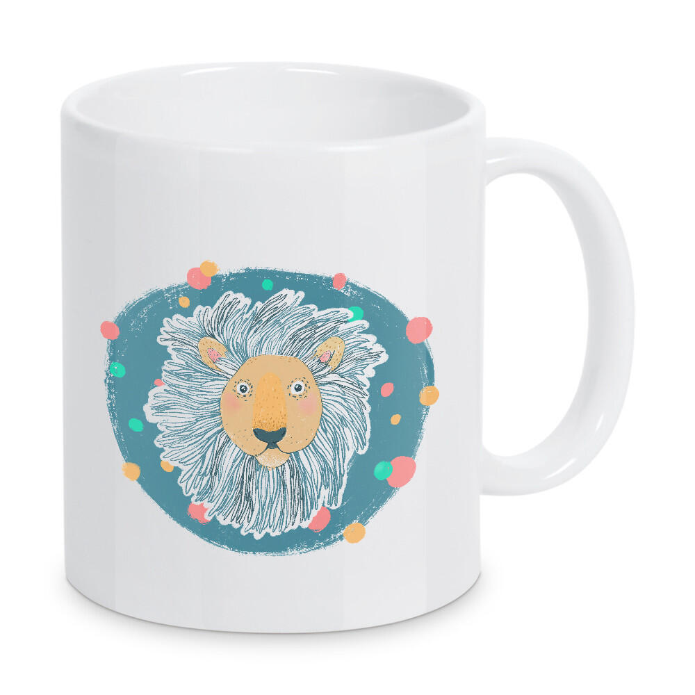 Tasse "Lea Schulze - Löwe" artboxONE - Für Kinder,Tiere - Löwe,Tier,Kinderzimmer,Kindermotiv,Afrika,Safari