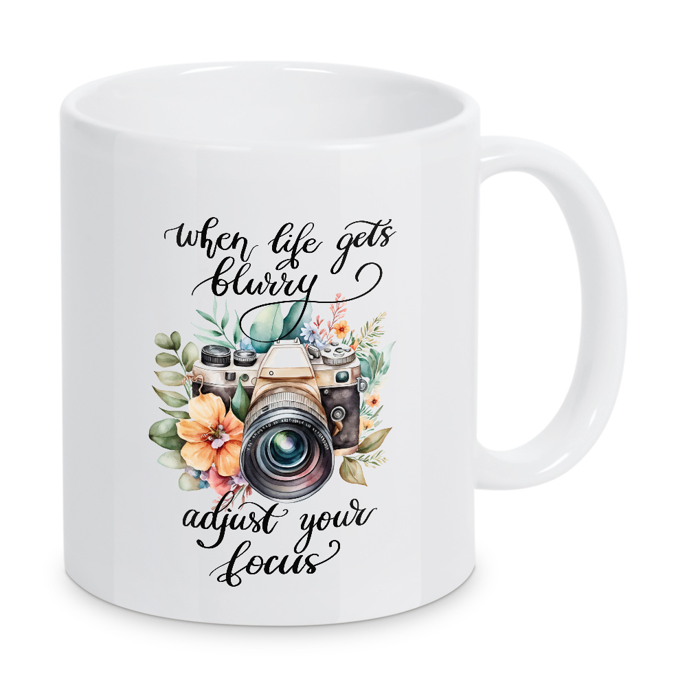 Tasse "Blumenfotokamera" artboxONE - Natur,Floral,Fashion,Buchstaben,Für Mama
