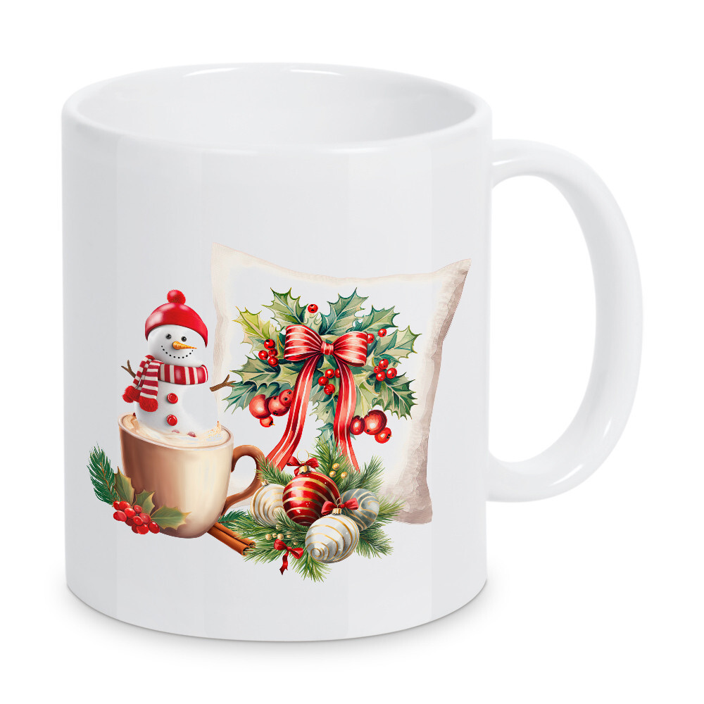 Tasse "Weihnachtsszene" artboxONE - Floral,Essen & Trinken,Fashion,Weihnachten,Festivals