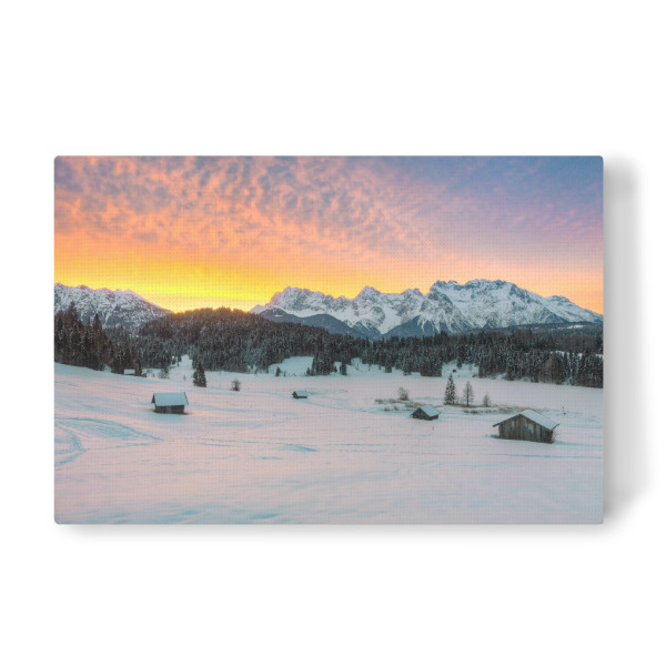 Leinwandbild "Winter in den Alpen" artboxONE - Natur,Reise / Länder