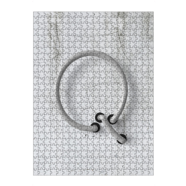 Puzzle Ravensburger "Neon Alphabet Off - Q" artboxONE - Buchstaben / Q - Buchstabenset-neon2,Buchstabe-q,Q,Buchstabe,Abc,Alphabet,Neon sign,Neon art